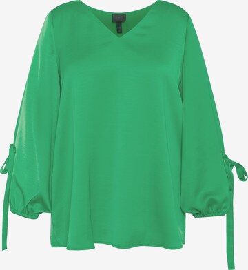 Ulla Popken Blouse in Groen: voorkant