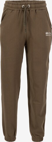 ALPHA INDUSTRIES - regular Pantalón en marrón: frente