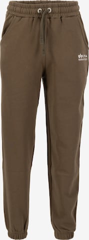 ALPHA INDUSTRIES Normalny krój Spodnie w kolorze brązowy: przód