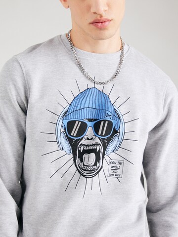 BLEND Sweatshirt 'JASIR' in Grey