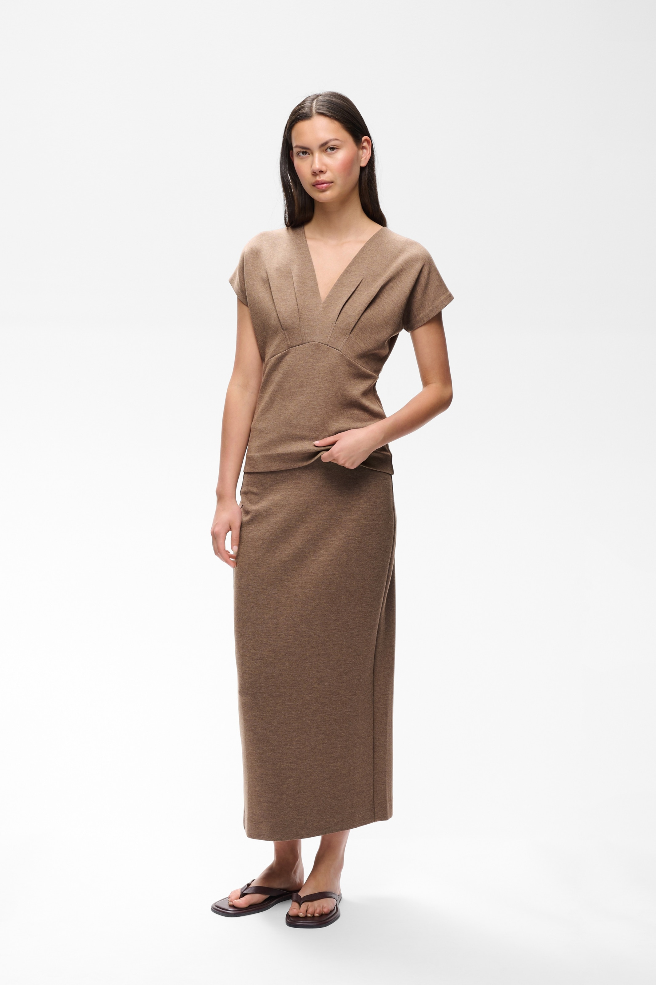 InWear - Falda 'IWAida' en marrón