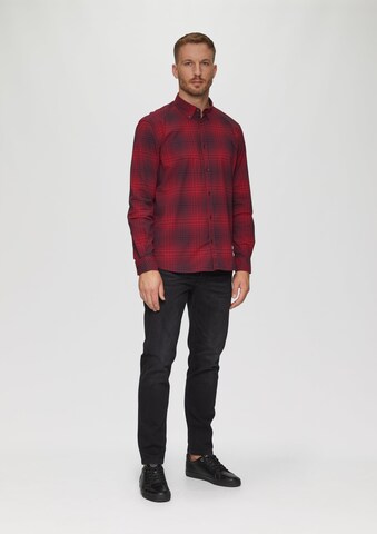 s.Oliver Regular fit Overhemd in Rood
