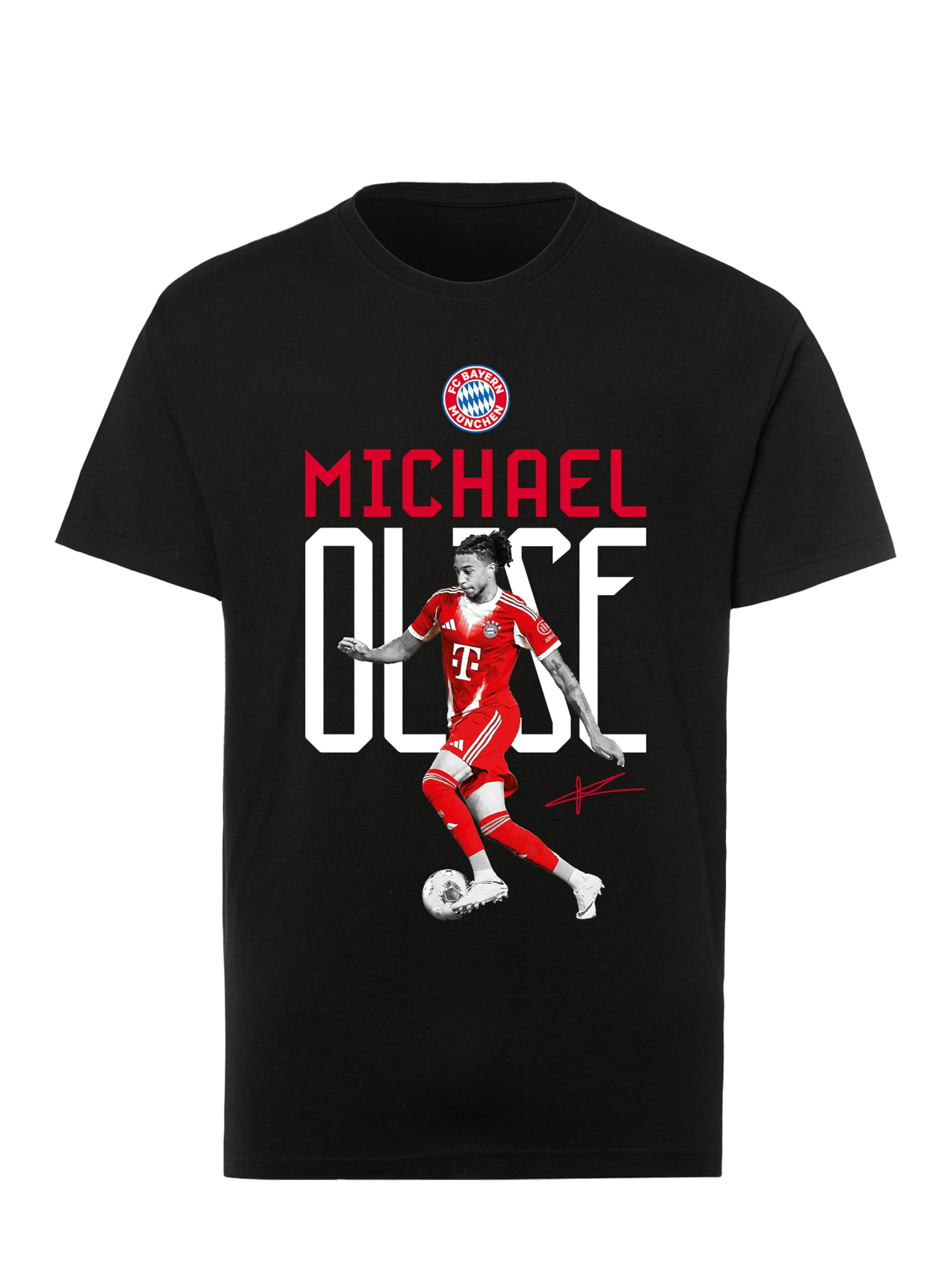 FC BAYERN MÜNCHEN Shirt in Black: front