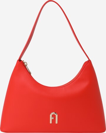 FURLA - Bolso de hombro 'DIAMANTE' en rojo