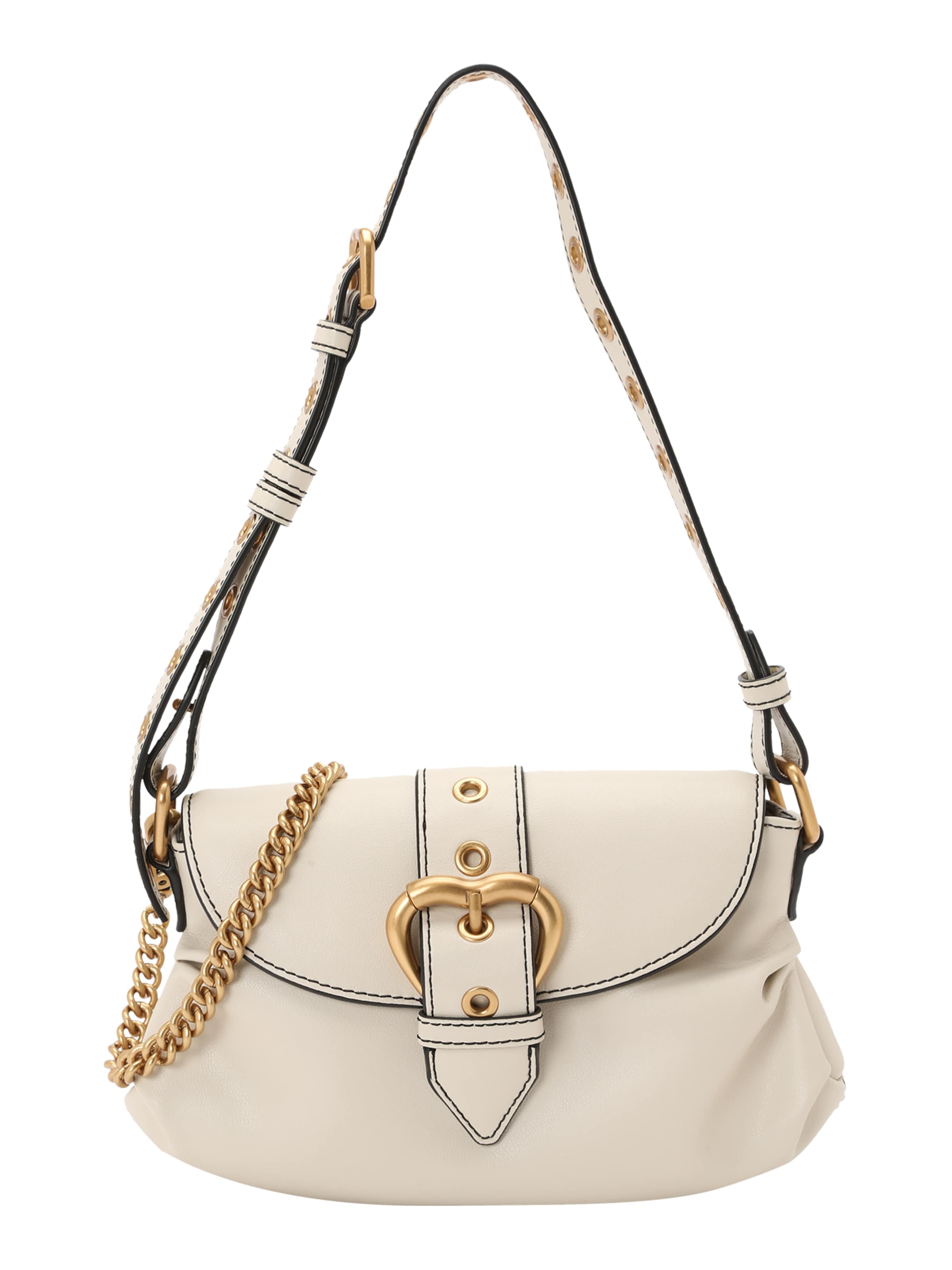 Sac bandoulière PINKO en blanc : devant