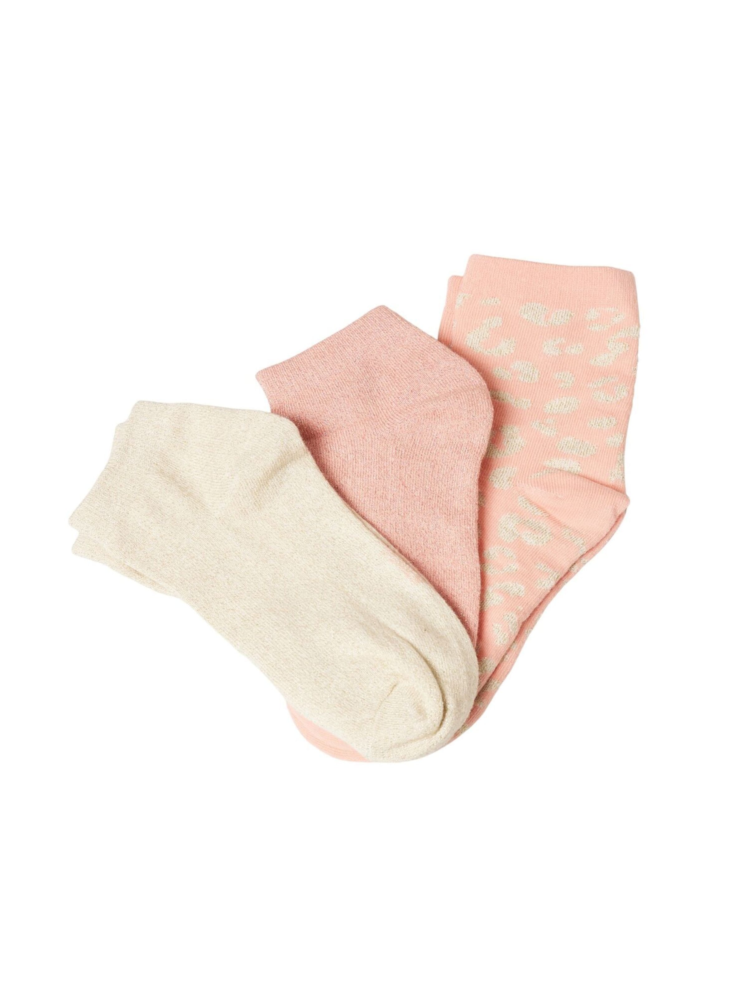 Chaussettes 'Leola' Deeluxe en beige : devant