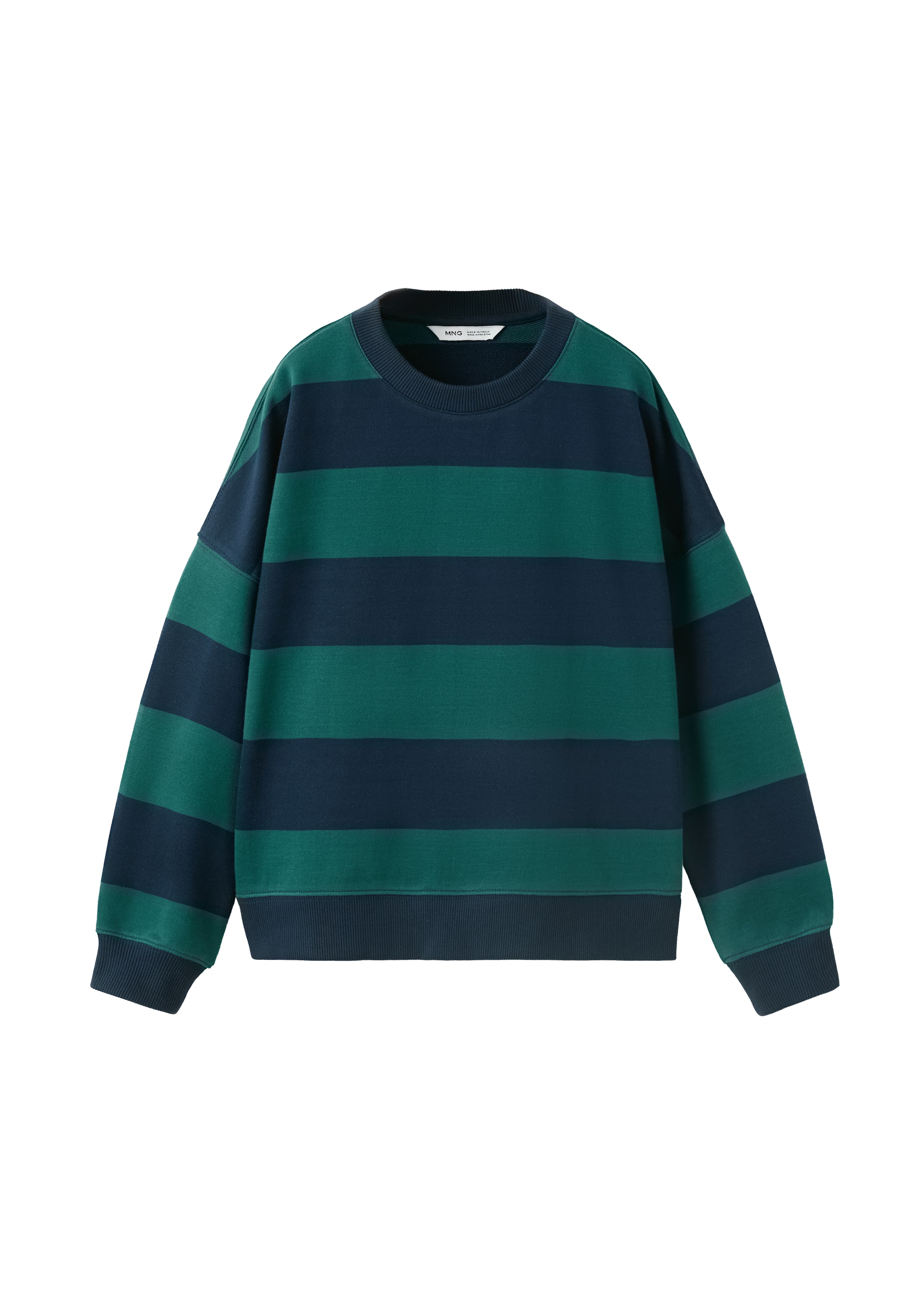 MANGO KIDS Majica | zelena barva: sprednja stran