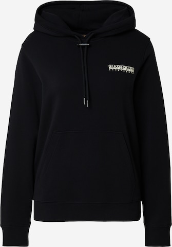 NAPAPIJRI Sweatshirt 'B-FABER' in Black: front