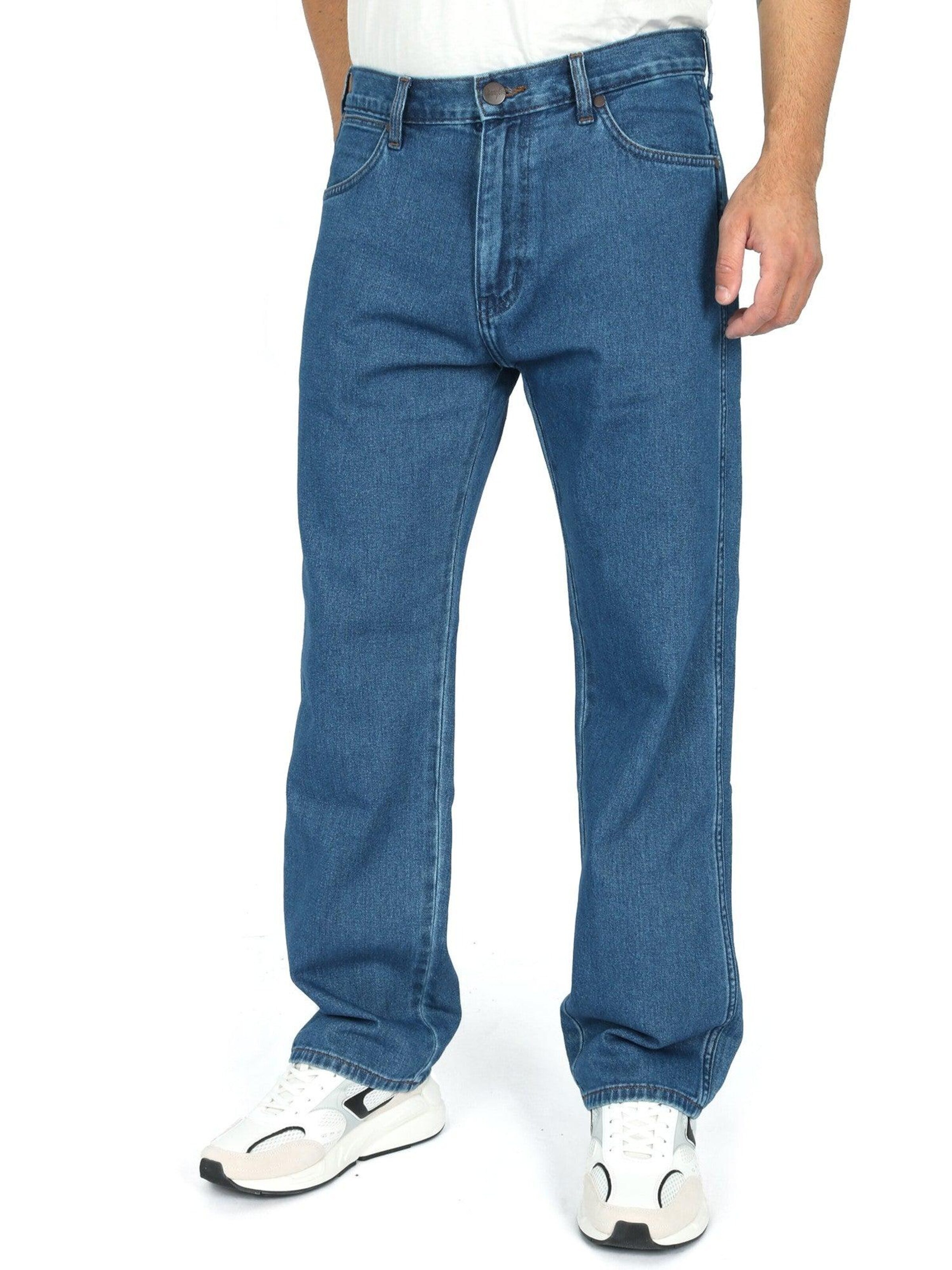 WRANGLER Loosefit Džíny 'RELAXED FRONTIER' – modrá