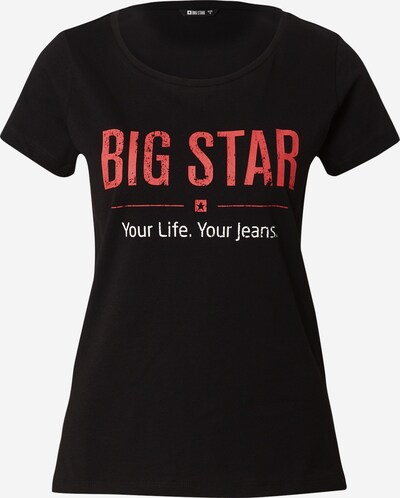Big Star Koszulka 'BRUNONA' w kolorze ciemnopomarańczowy / czarny / białym, Podgląd produktu