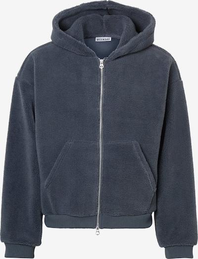 WEEKDAY Veste en polaire 'Garden' en XS en gris, Vue avec produit