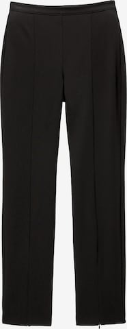 Pull&Bear Regular Pants in Black: front