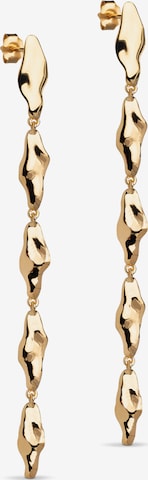 Boucles d'oreilles ENAMEL Copenhagen en or : devant