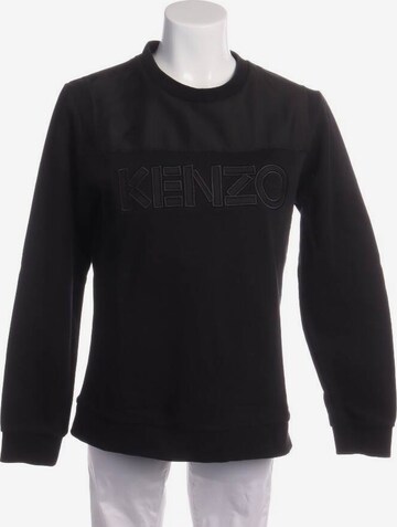 KENZO Sweatshirt & Zip-Up Hoodie in XS in Black: front