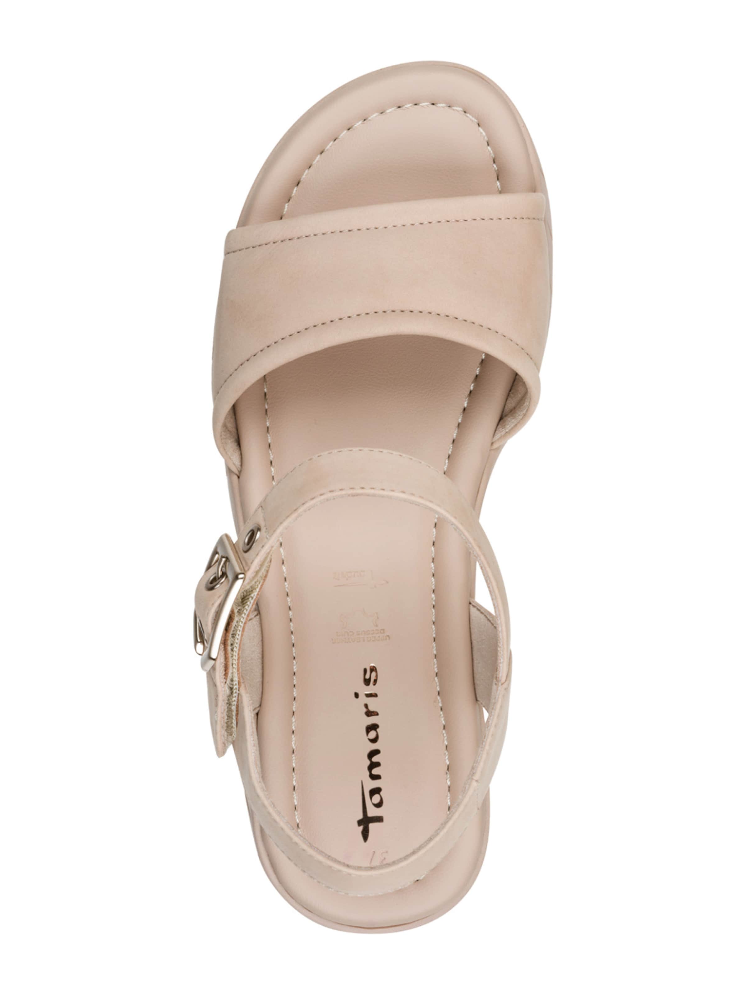 Tamaris Босоножки с ремешком в Бежевый