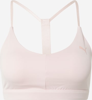 PUMA Bustier Sport bh in Roze: voorkant