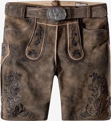 STOCKERPOINT Klederdracht broek 'Edgar' in Bruin: voorkant