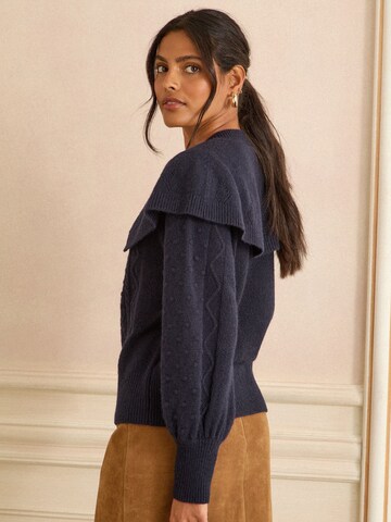 love & roses Strickjacke in Blau