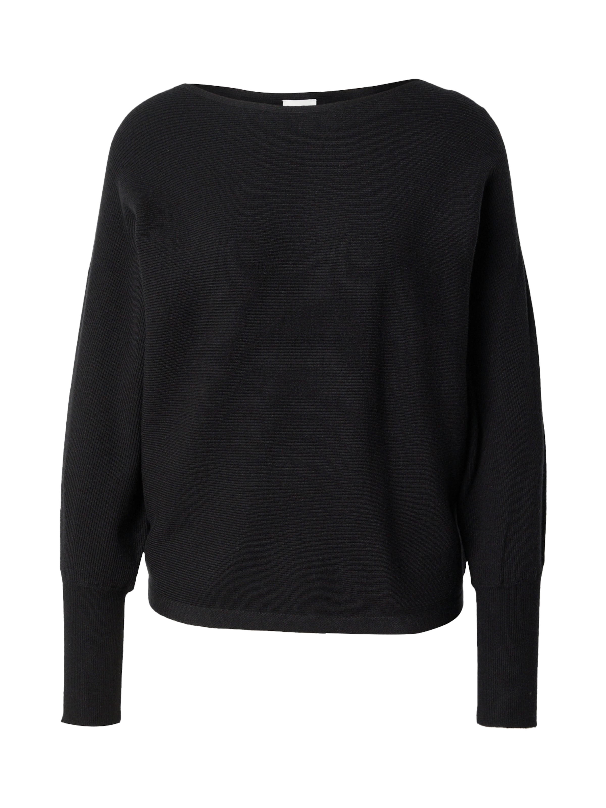 s.Oliver BLACK LABEL Trui in Zwart: voorkant