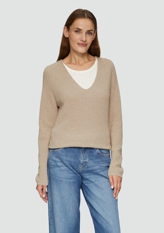 Pull-over s.Oliver en beige : devant