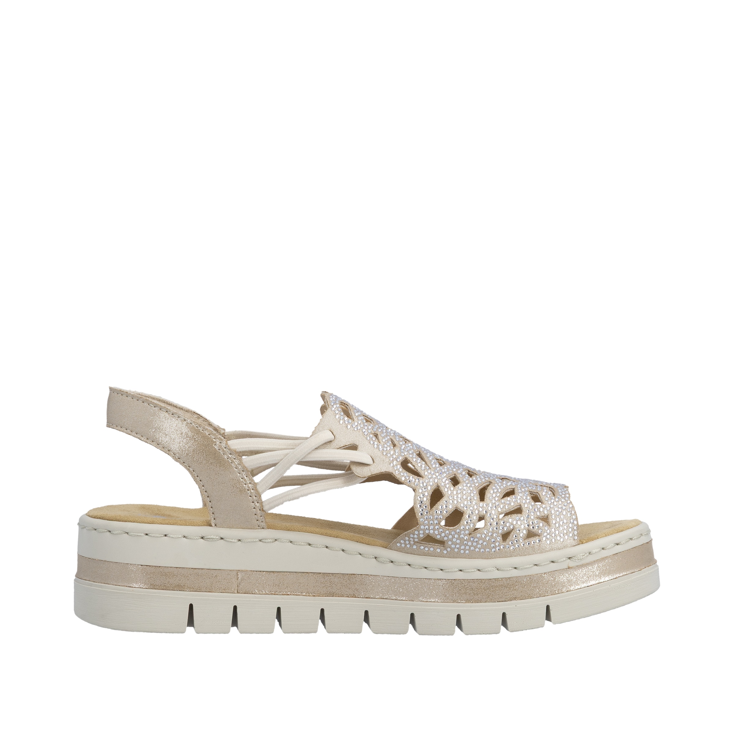 Rieker Sandale in Beige