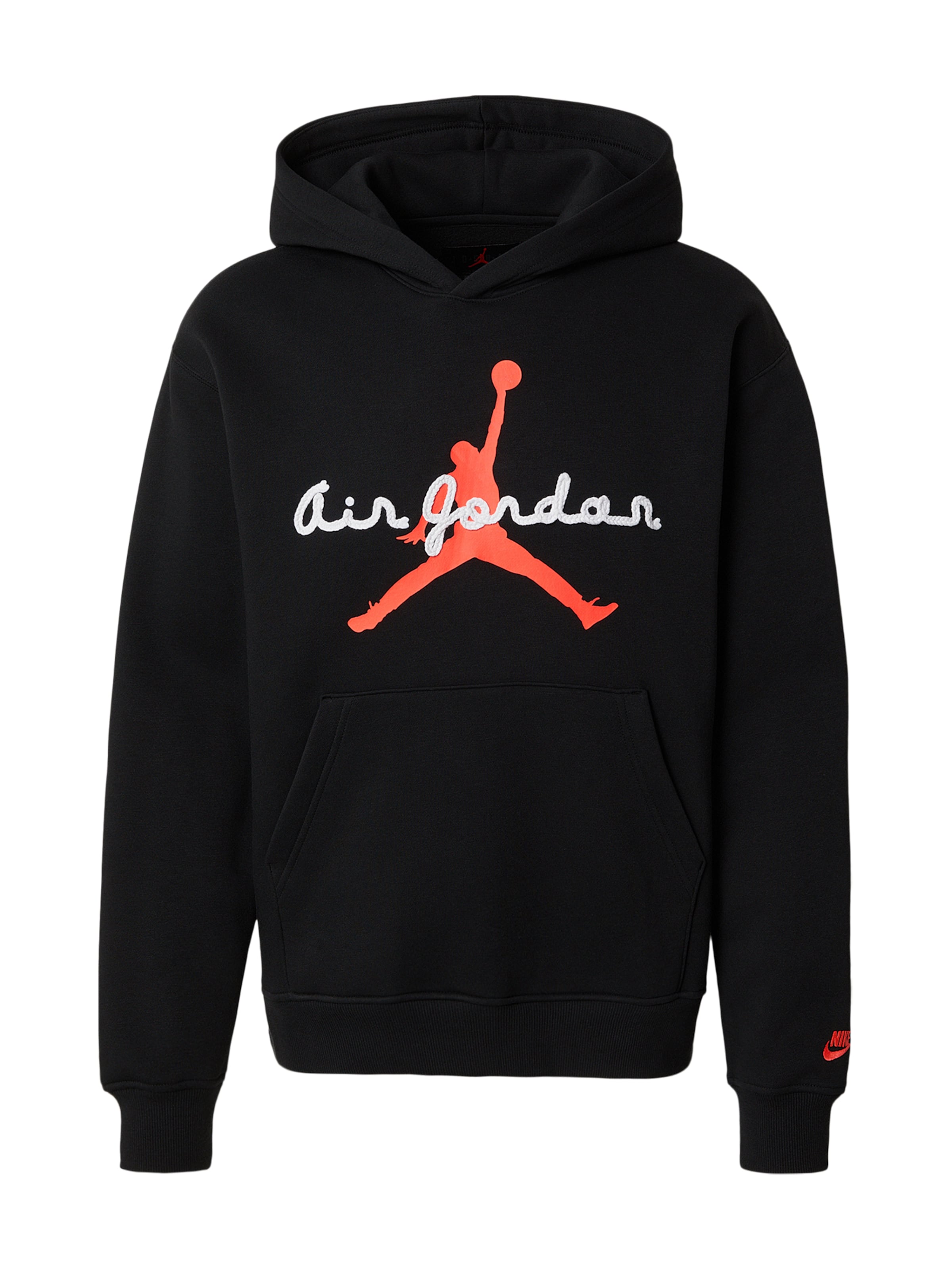 Jordan Sweatshirt 'BRK FLC' in Zwart: voorkant