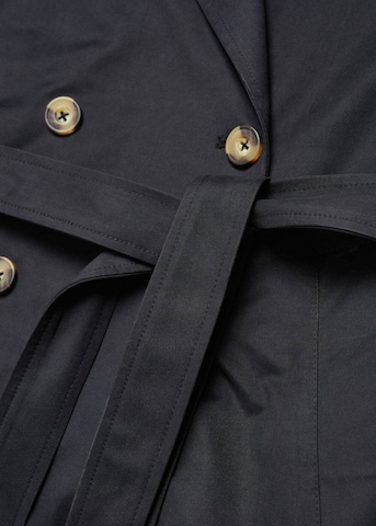 MANGO TEEN Pitkä takki 'Trenchy' värissä musta