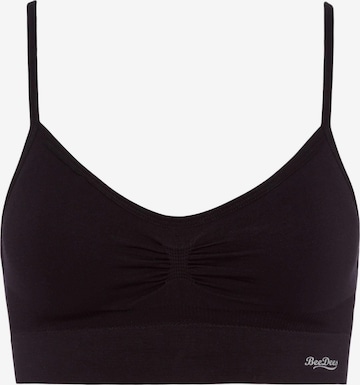 BeeDees Top 'Bustier Comfee Strap Top' in Black: front