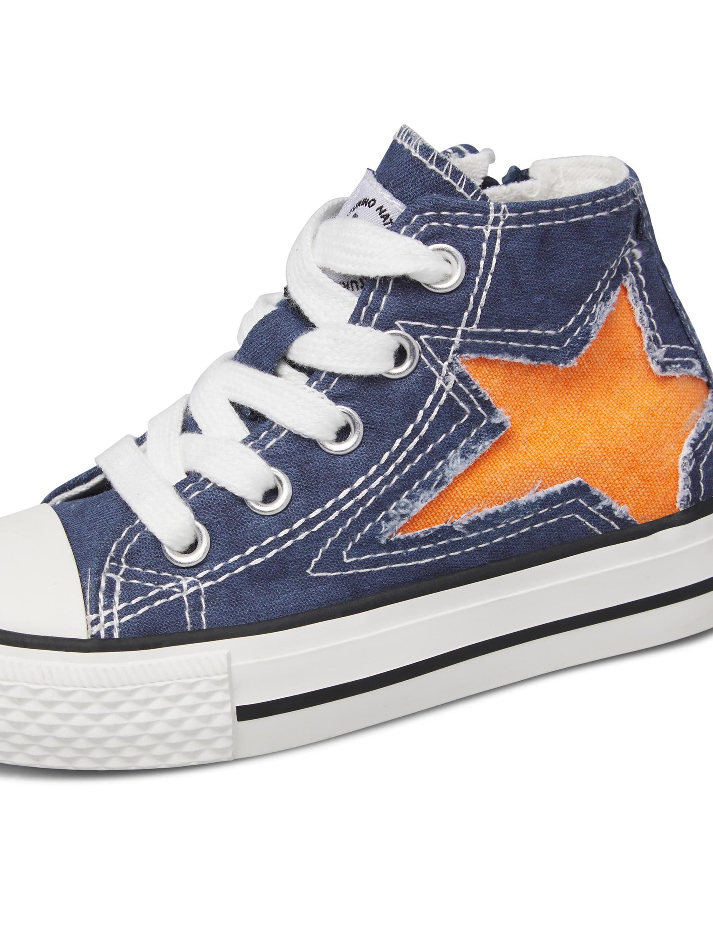 NATURINO Sneaker 'YLFAS BIG STAR.'‌ in Orange: Vorderseite