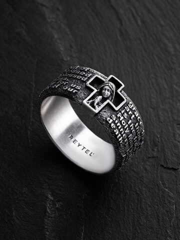 REYTEL Ring 'PRAYER TO HAIL M.' in Silber