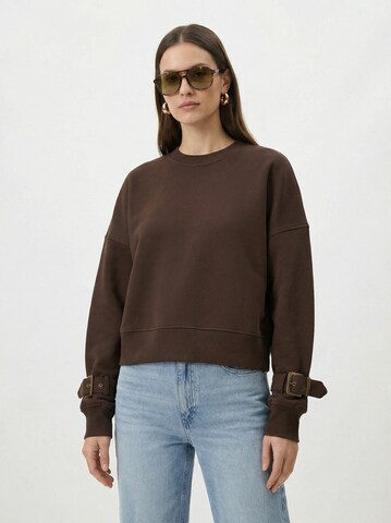 Hoermanseder Sweatshirt in Brown: front