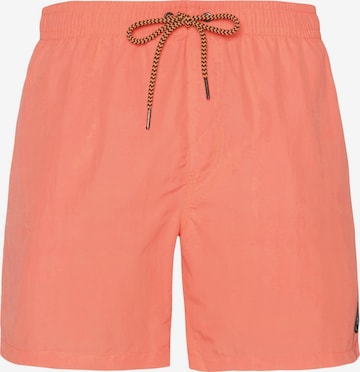 Shorts de bain 'Faster' PROTEST en orange : devant