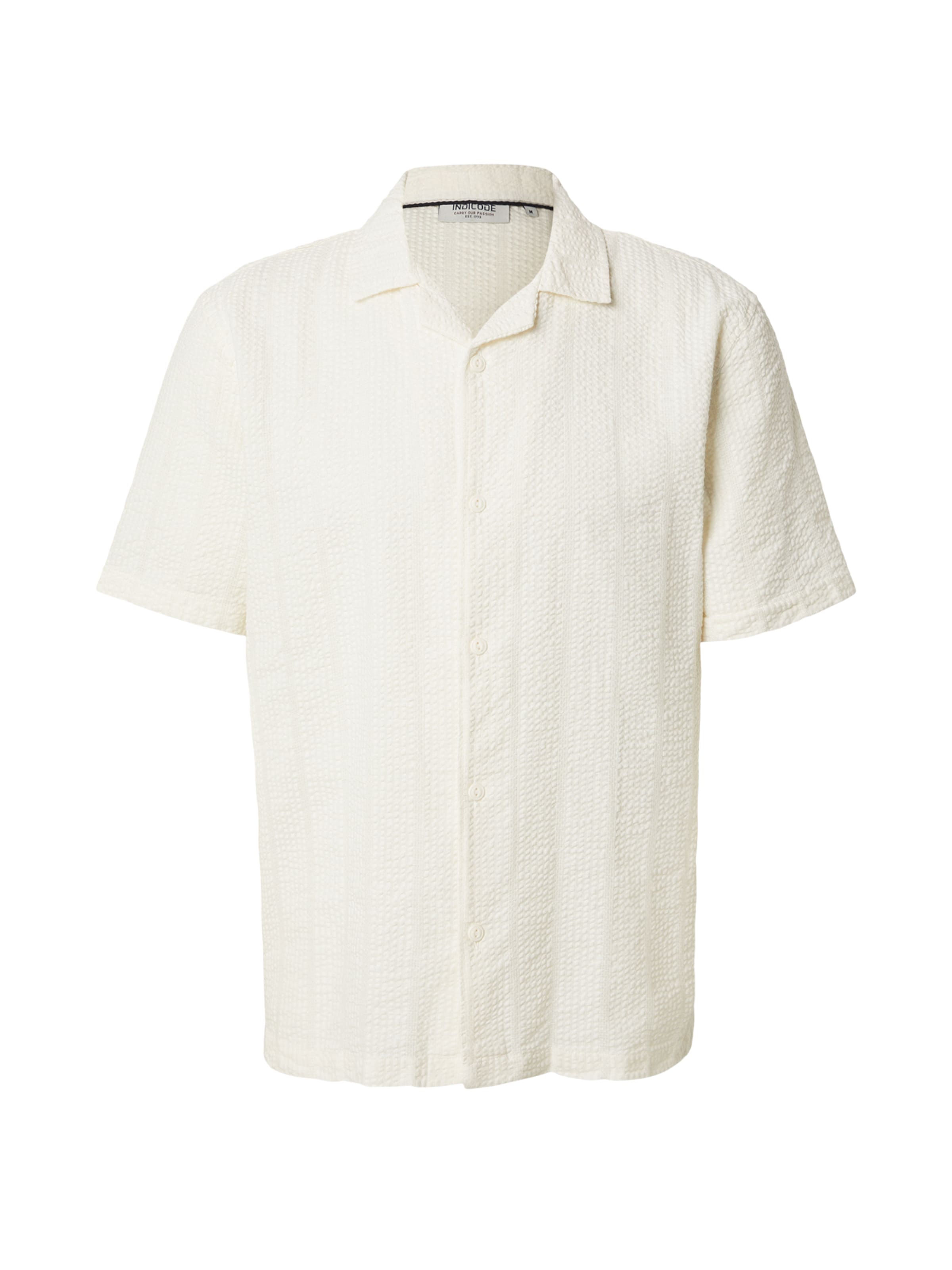 INDICODE JEANS Paita 'INWaves' värissä valkoinen: etupuoli