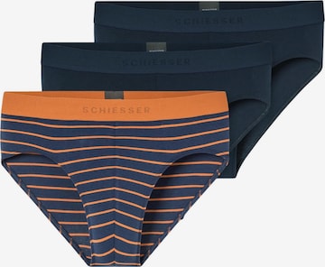Slip '95/5' SCHIESSER en bleu : devant