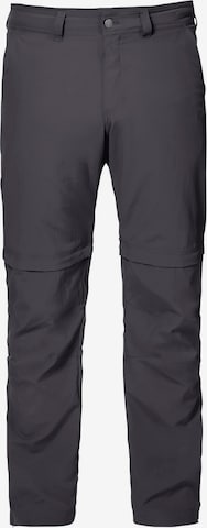 JACK WOLFSKIN Workout Pants 'Canyon' in Grey: front