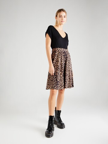 ABOUT YOU Jurk 'Delphine Dress' in Zwart: voorkant