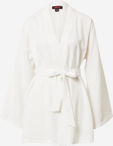 Misspap - Vestido de praia em branco: frente