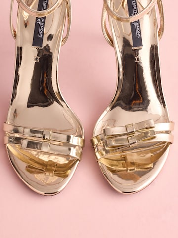 Sandales à lanières 'Tabitha Simmons Siren' Next en or