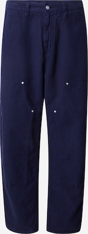 Carhartt WIP Свободный крой Штаны 'Walter' в Синий: спереди