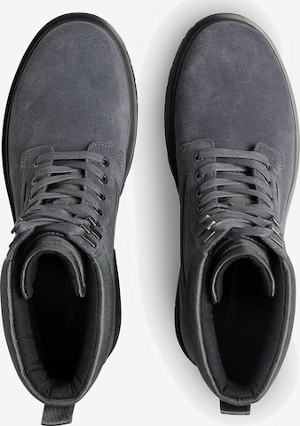 Calvin Klein Jeans Lace-Up Boots in Grey