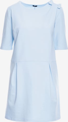 made of emotion - Vestido en azul: frente