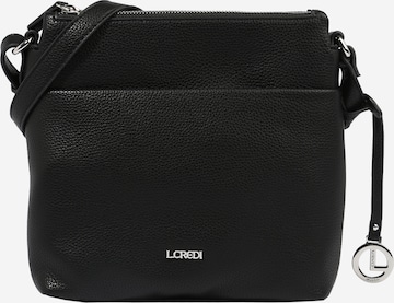 L.CREDI Crossbody Bag 'Eda' in Black: front