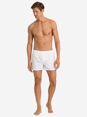 Hanro Boxer shorts 'Fancy Woven' in White