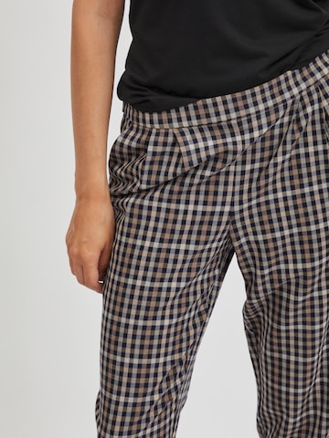 VILA Tapered Pleat-Front Pants 'Titti' in Mixed colors