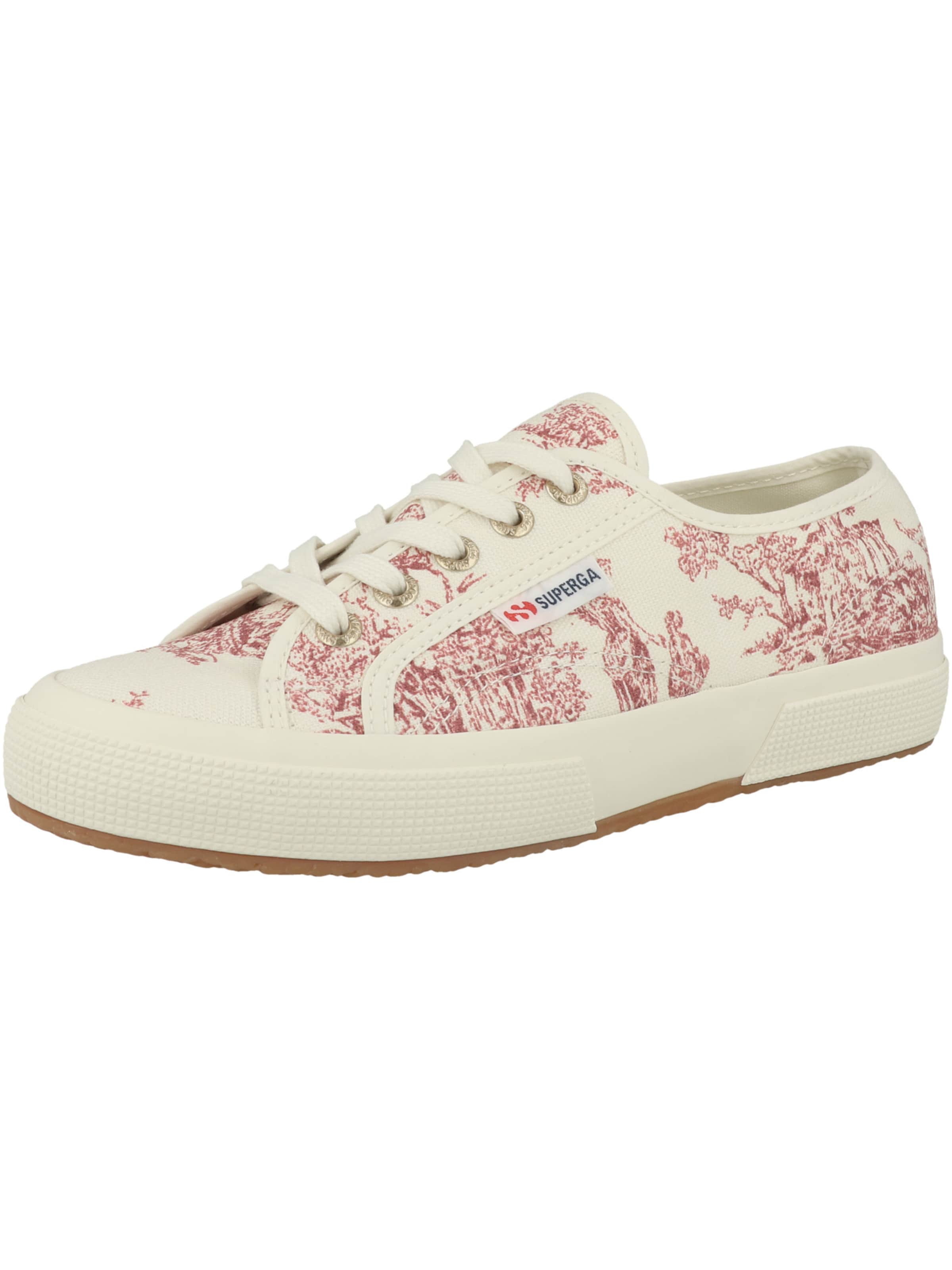 SUPERGA Sneakers laag 'Toile de Jouy' in Rood: voorkant