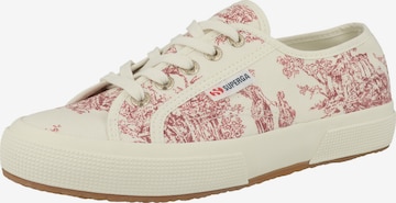SUPERGA Sneakers laag 'Toile de Jouy' in Rood: voorkant