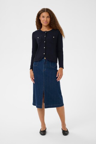 SAINT TROPEZ Gebreid vest 'LeciaSZ' in Blauw