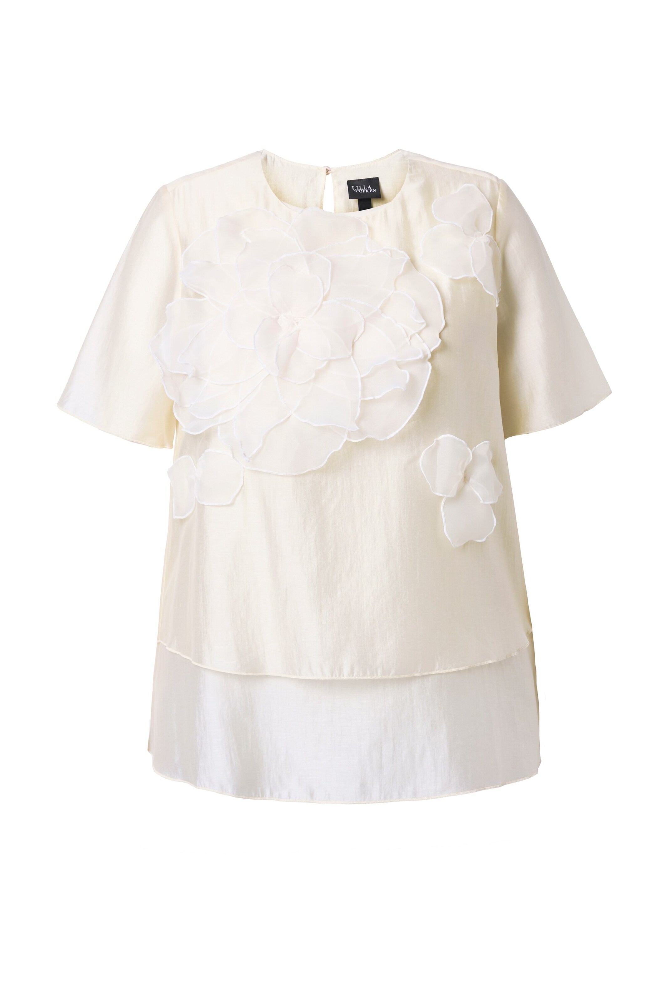 Ulla Popken Bluse in Weiß: Vorderseite