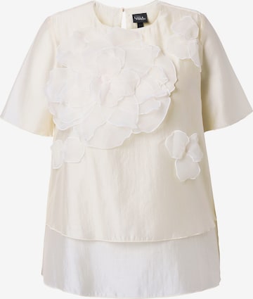 Ulla Popken Bluse in Weiß: Vorderseite