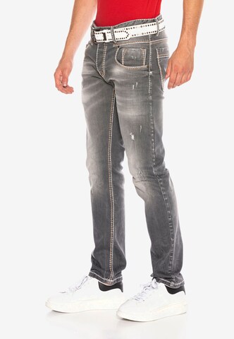 CIPO & BAXX Regular Jeans 'CD668' in Grey